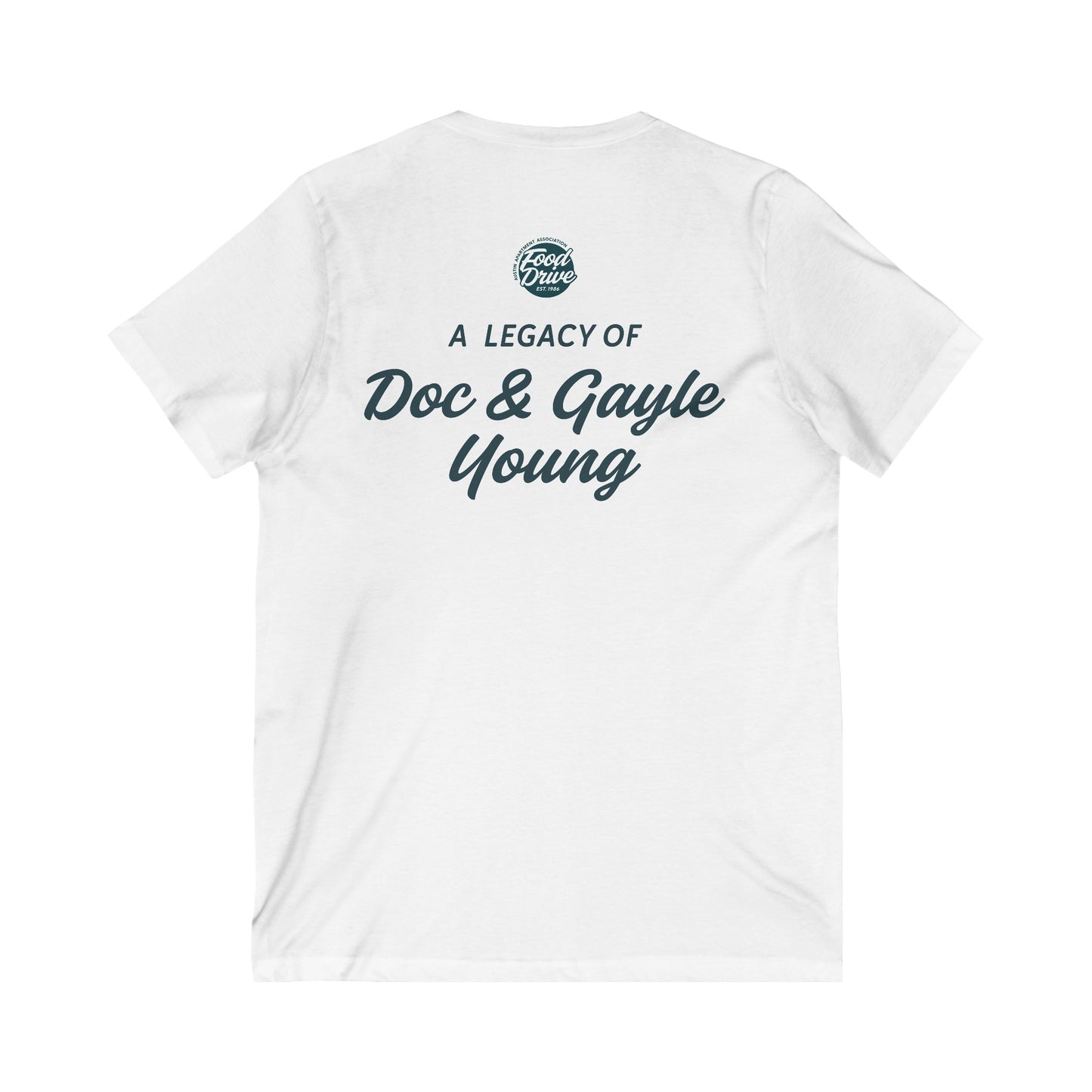 Unisex Jersey Short Sleeve V-Neck Tee