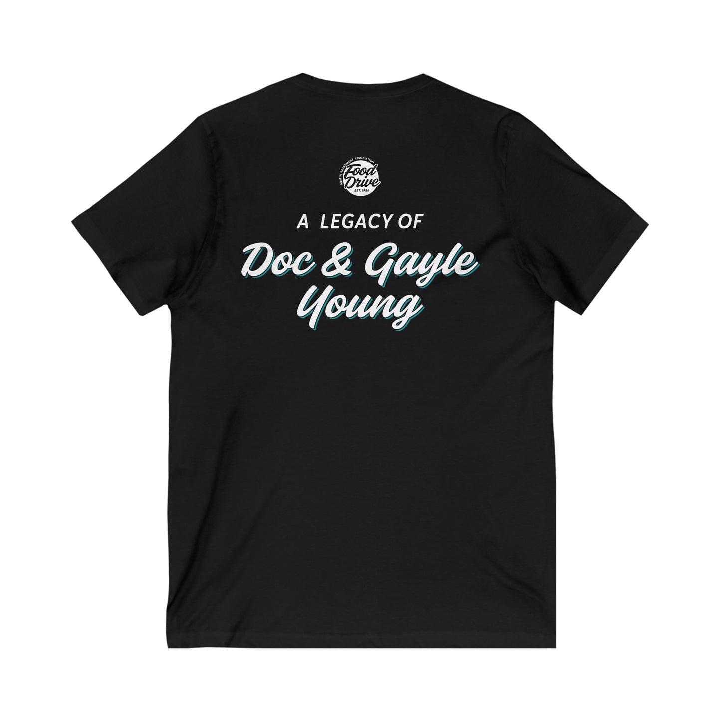 Unisex Jersey Short Sleeve V-Neck Tee