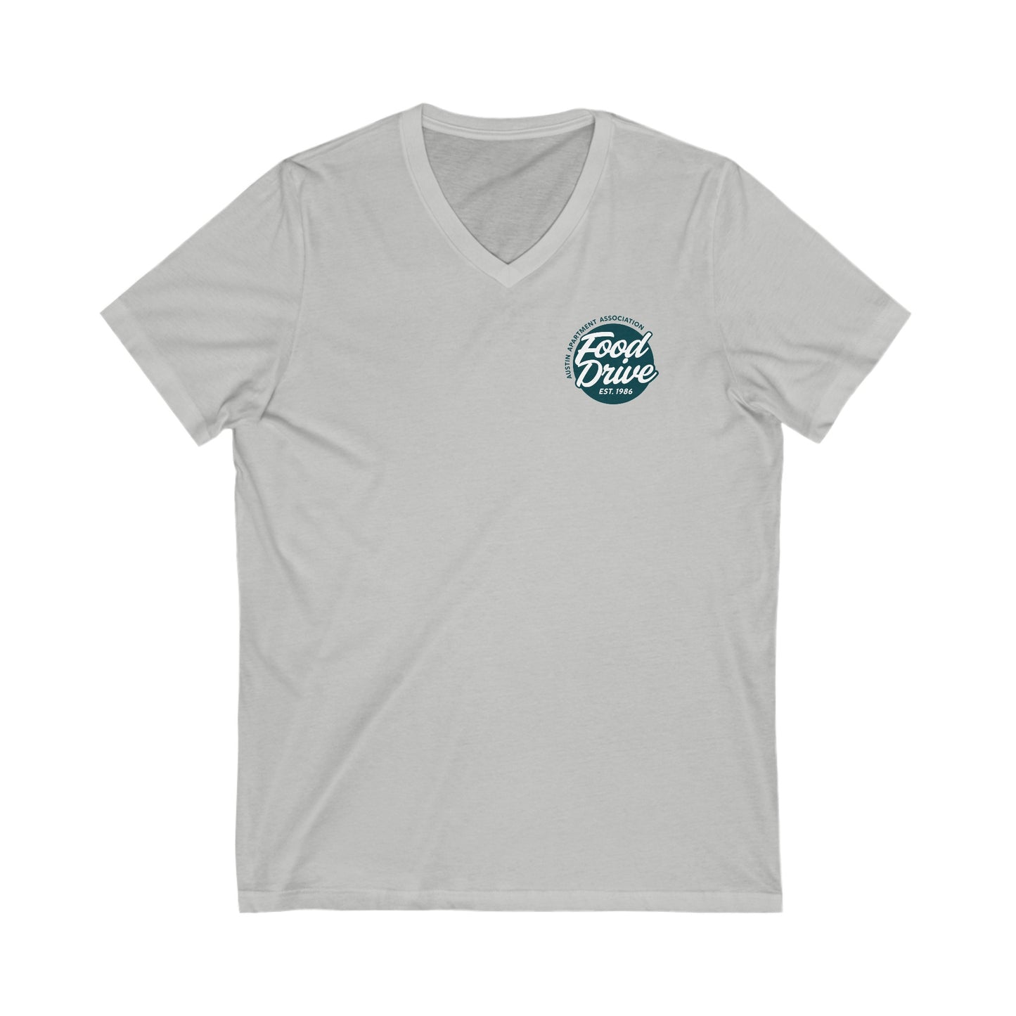Unisex Jersey Short Sleeve V-Neck Tee