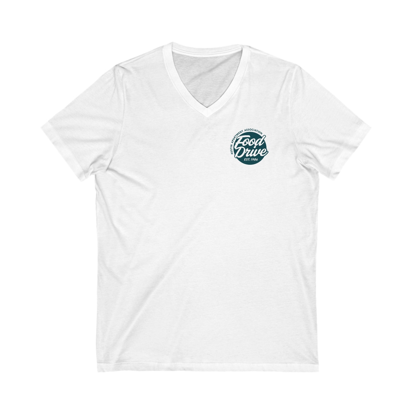 Unisex Jersey Short Sleeve V-Neck Tee