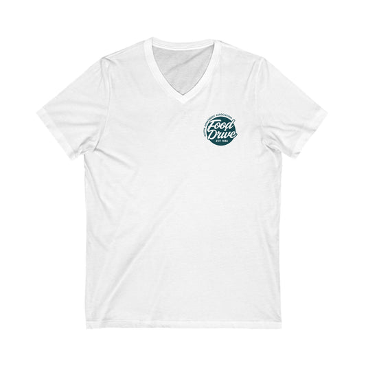 Unisex Jersey Short Sleeve V-Neck Tee